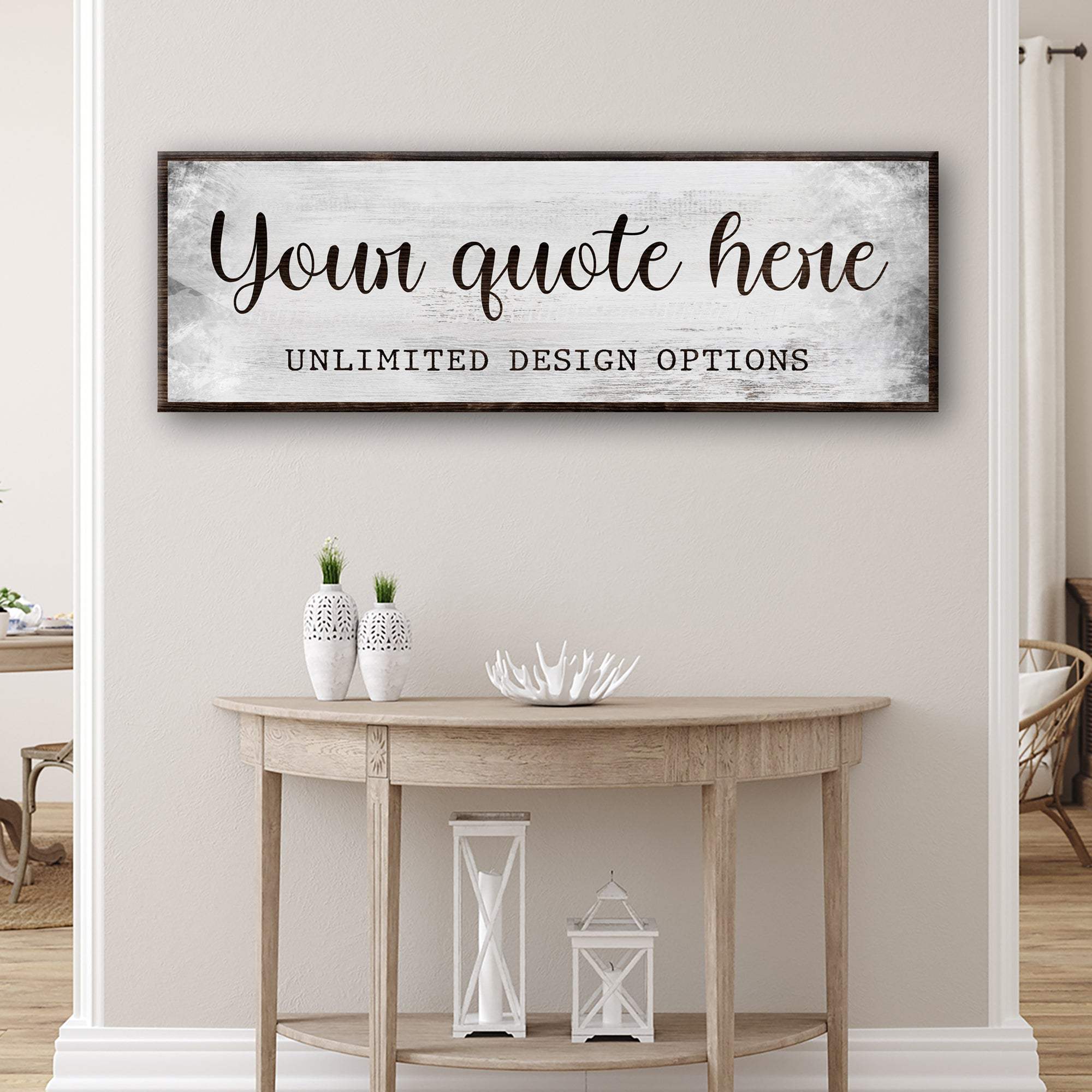 Custom Quote Sign - Tailored Canvases - Flyclothing LLC