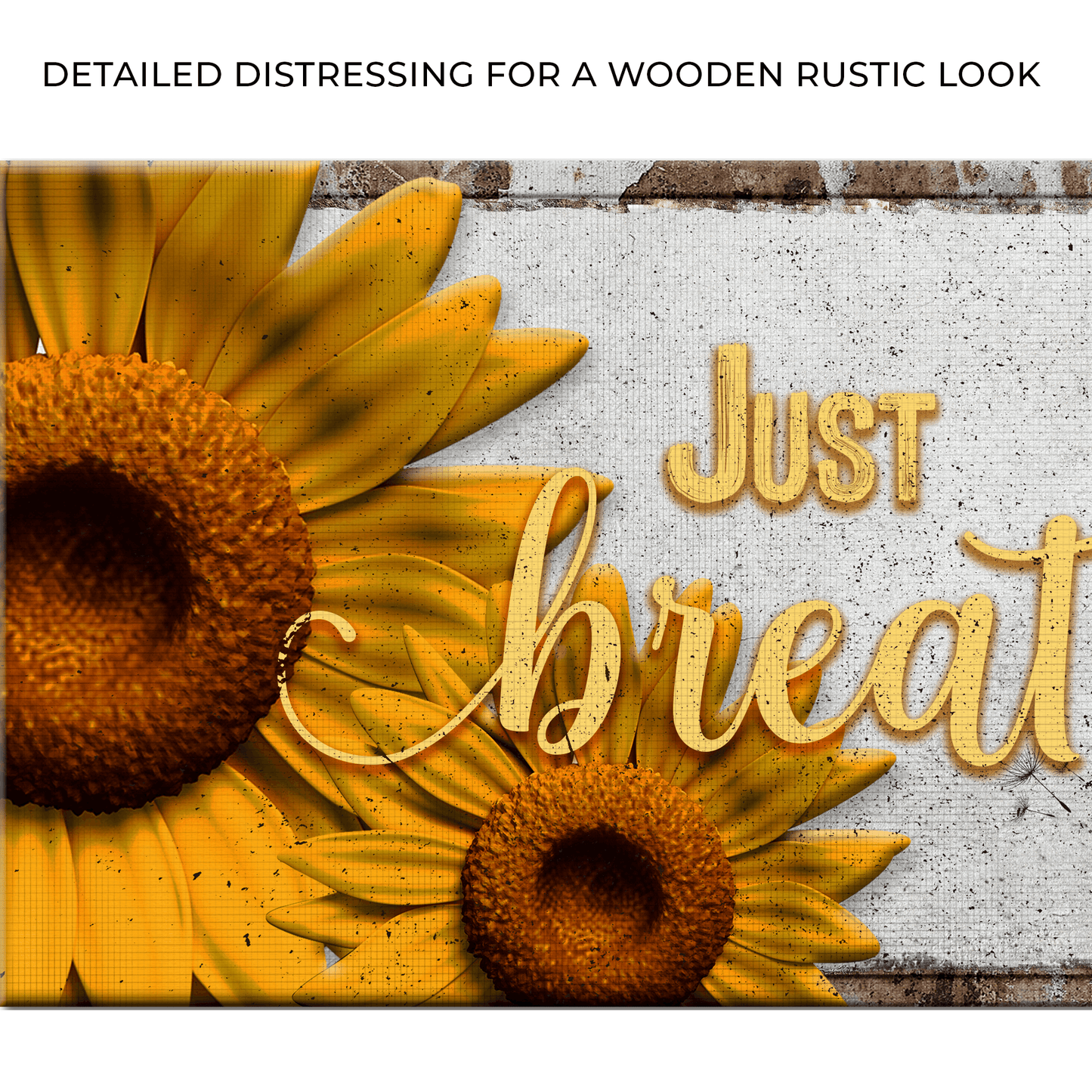 Just Breathe Sign - Tailored Canvases - Flyclothing LLC