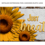 Just Breathe Sign - Tailored Canvases - Flyclothing LLC