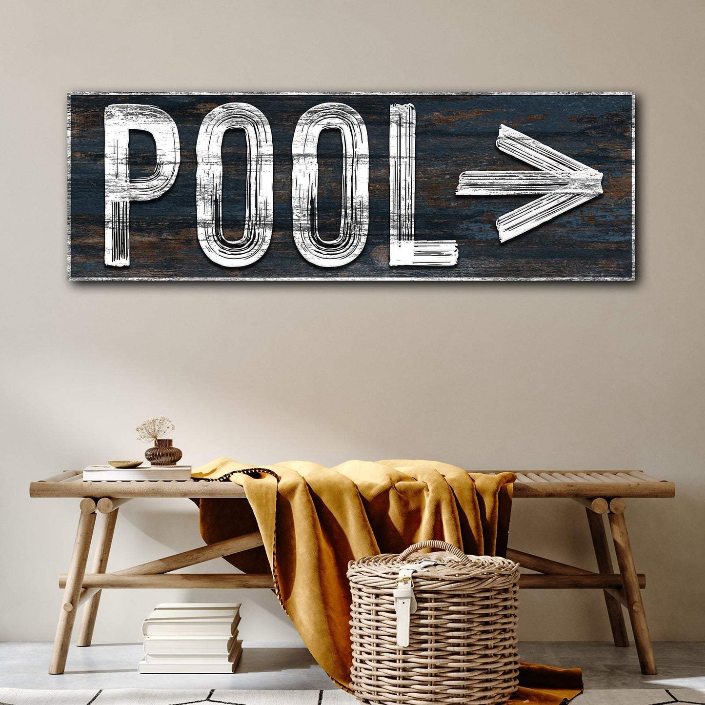 Pool Arrow Sign - Tailored Canvases - Flyclothing LLC