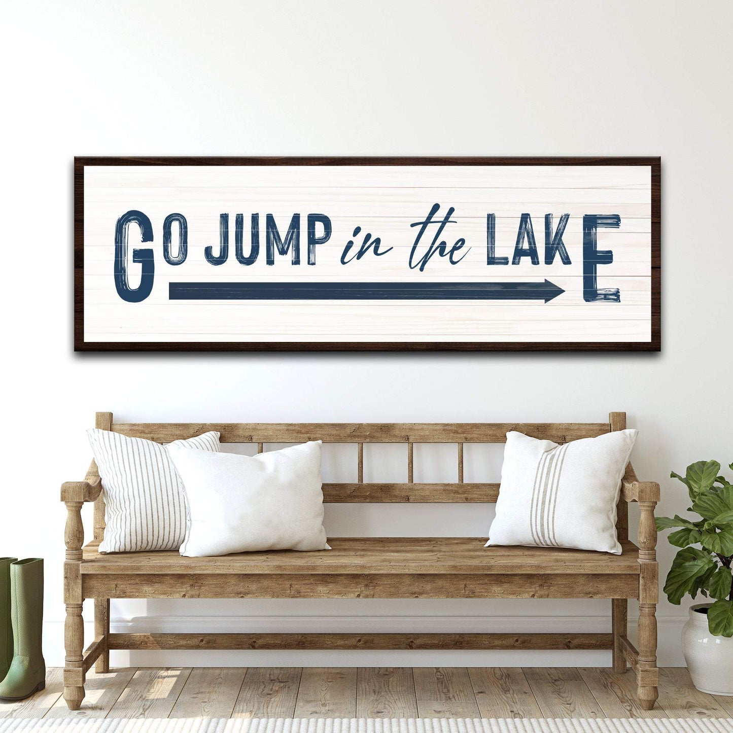 Go Jump In The Lake Sign - Tailored Canvases - Flyclothing LLC