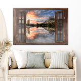 Calming Lake Scenery Canvas Wall Art - Tailored Canvases - Flyclothing LLC