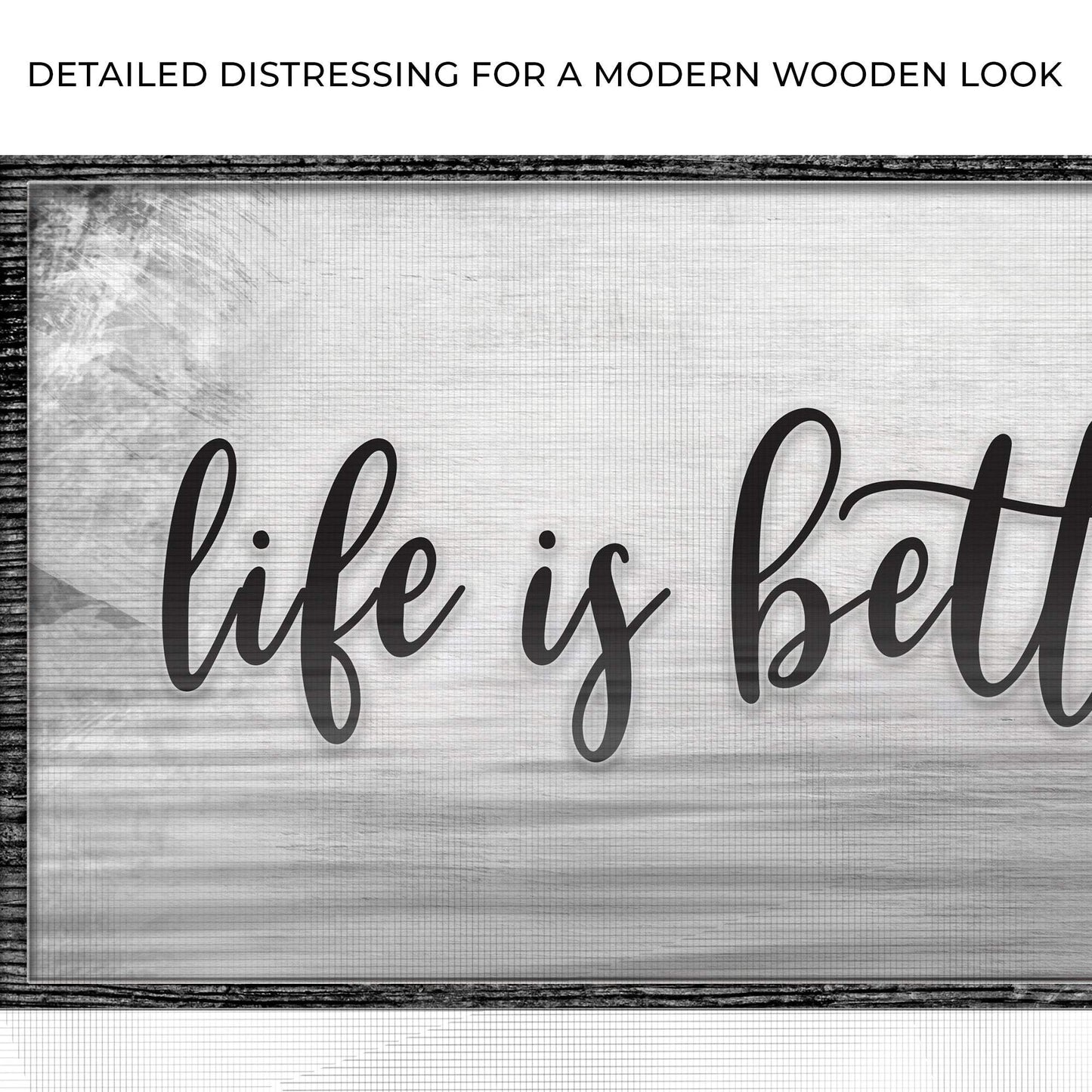 Life Is Better At The Lake Sign - Tailored Canvases - Flyclothing LLC