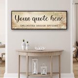 Custom Quote Sign - Tailored Canvases - Flyclothing LLC