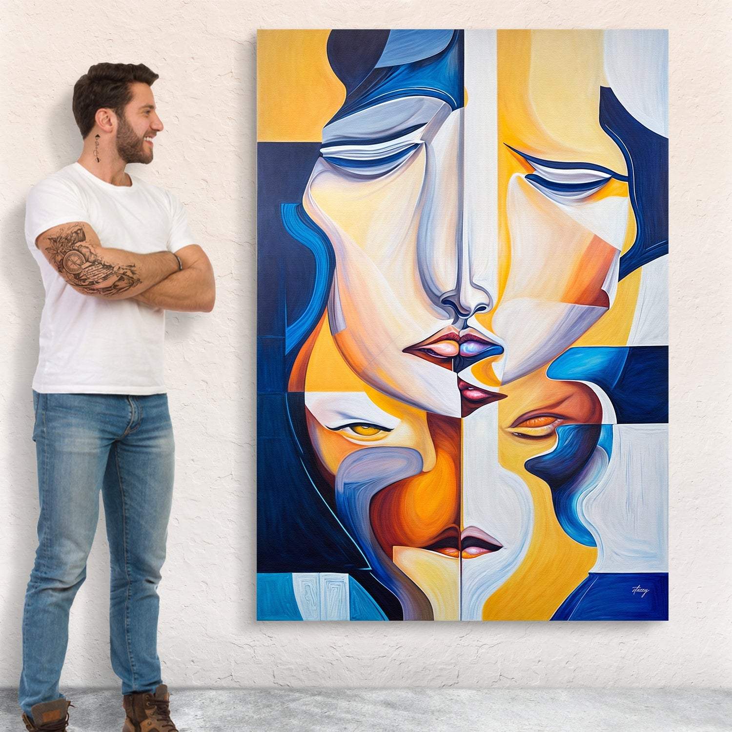 Canvas Print: "Talk" - Tailored Canvases - Flyclothing LLC
