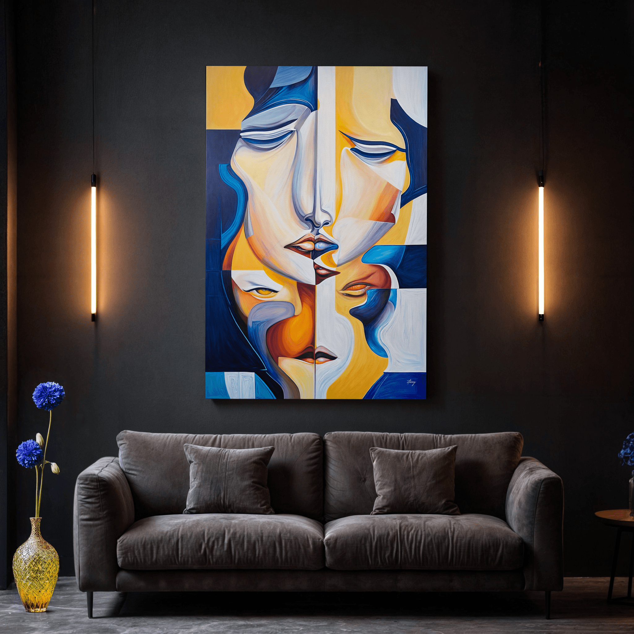 Canvas Print: "Talk" - Tailored Canvases - Flyclothing LLC