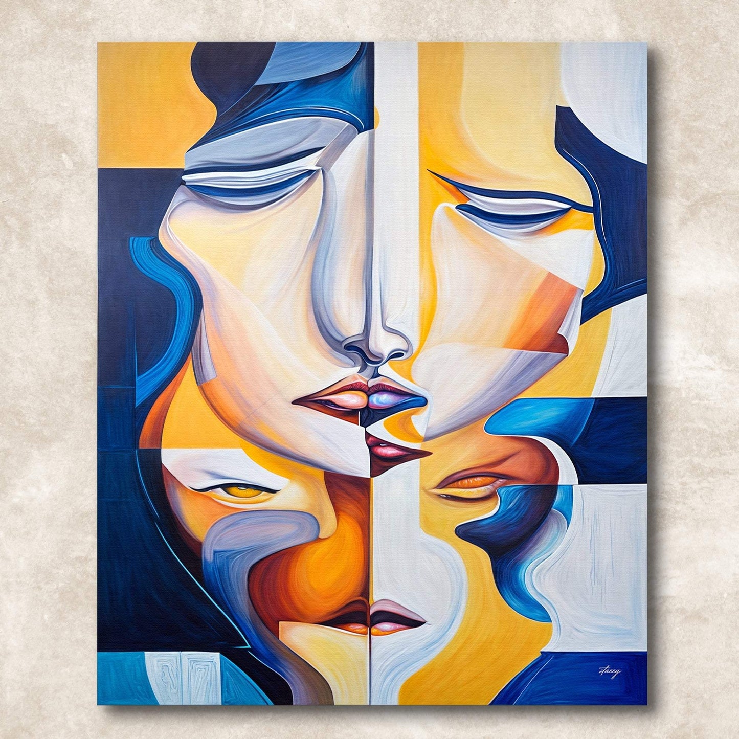Canvas Print: "Talk" - Tailored Canvases - Flyclothing LLC