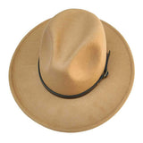 Belt Band Pointed Fedora Hat - Madeline Love - Flyclothing LLC