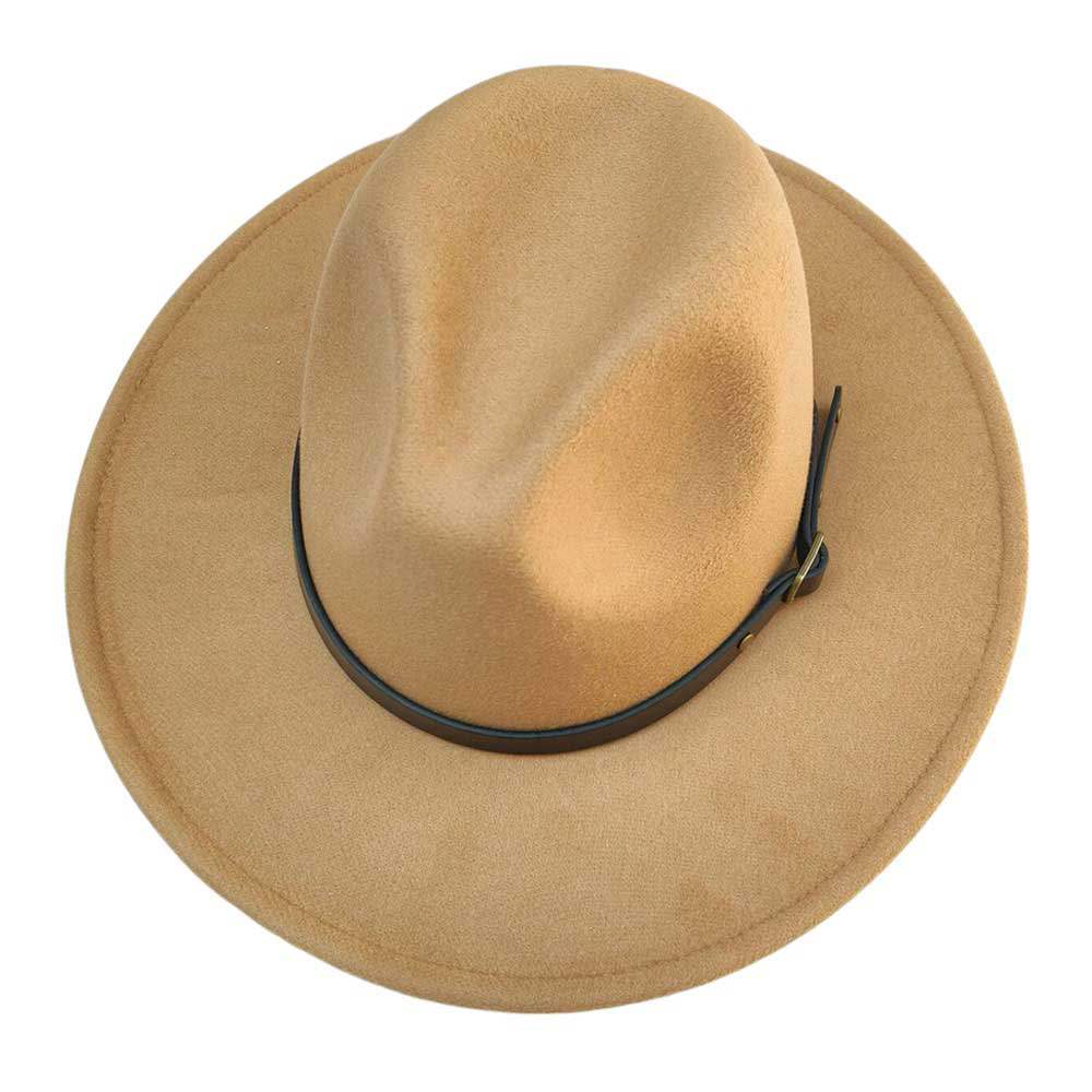 Belt Band Pointed Fedora Hat - Madeline Love - Flyclothing LLC