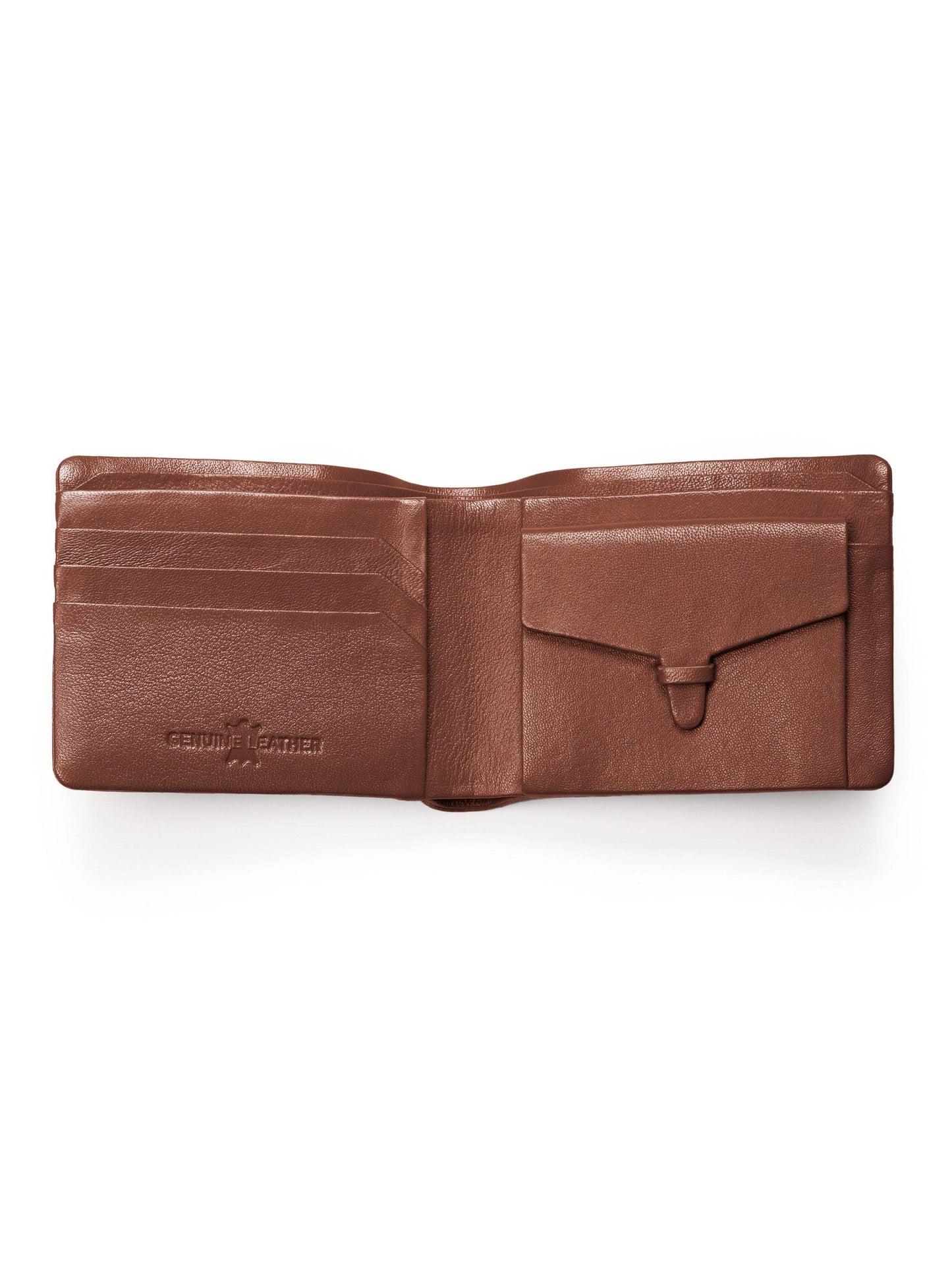Brown Kodiak Bifold Wallet - Classy Leather Bags - Flyclothing LLC