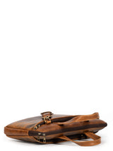 Harbor Laptop Briefcase, Tan - Classy Leather Bags - Flyclothing LLC