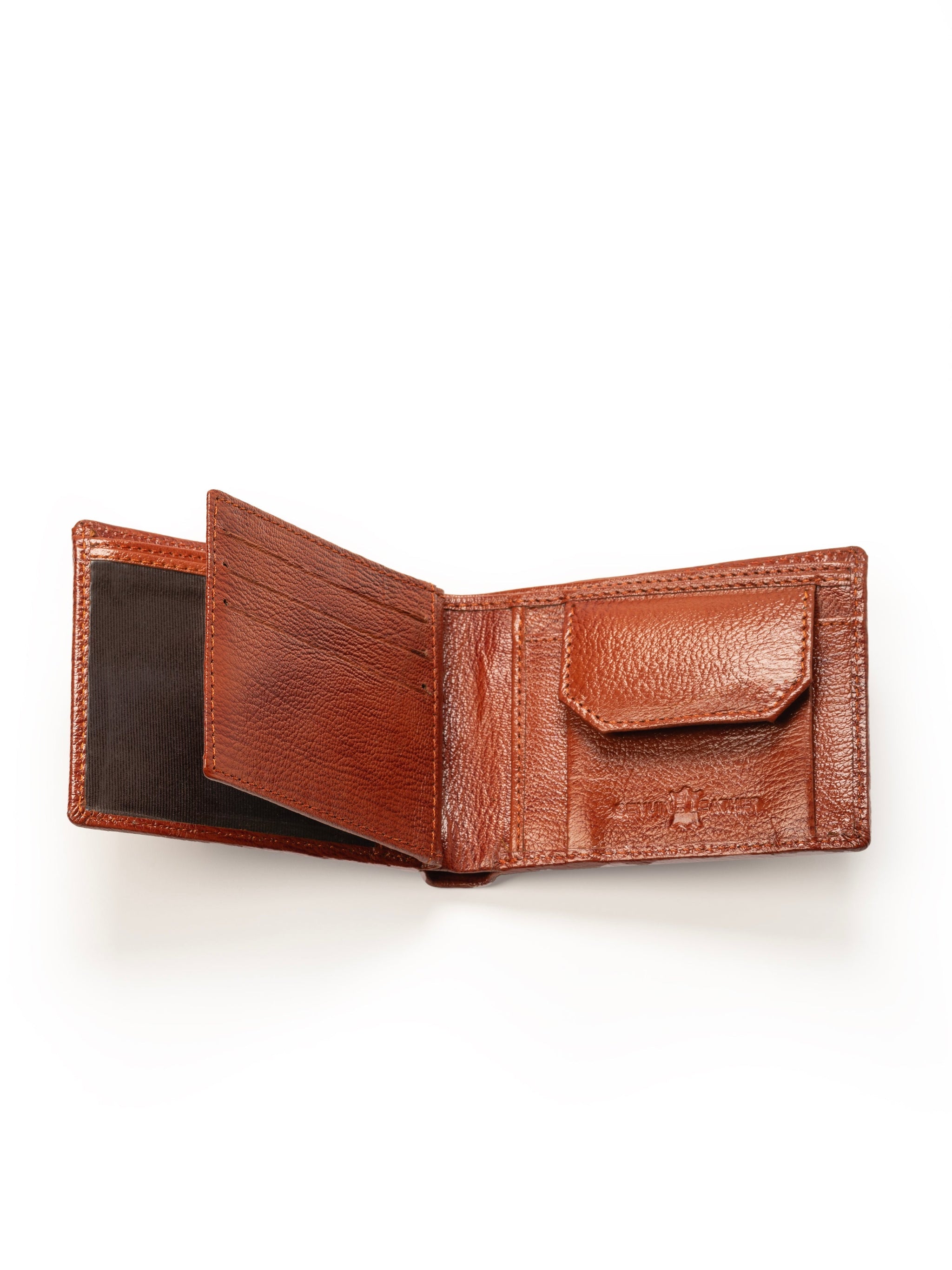 Tan Classic Men's Wallet - Classy Leather Bags - Flyclothing LLC