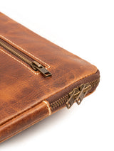 Tan Laptop Sleeve - Classy Leather Bags - Flyclothing LLC