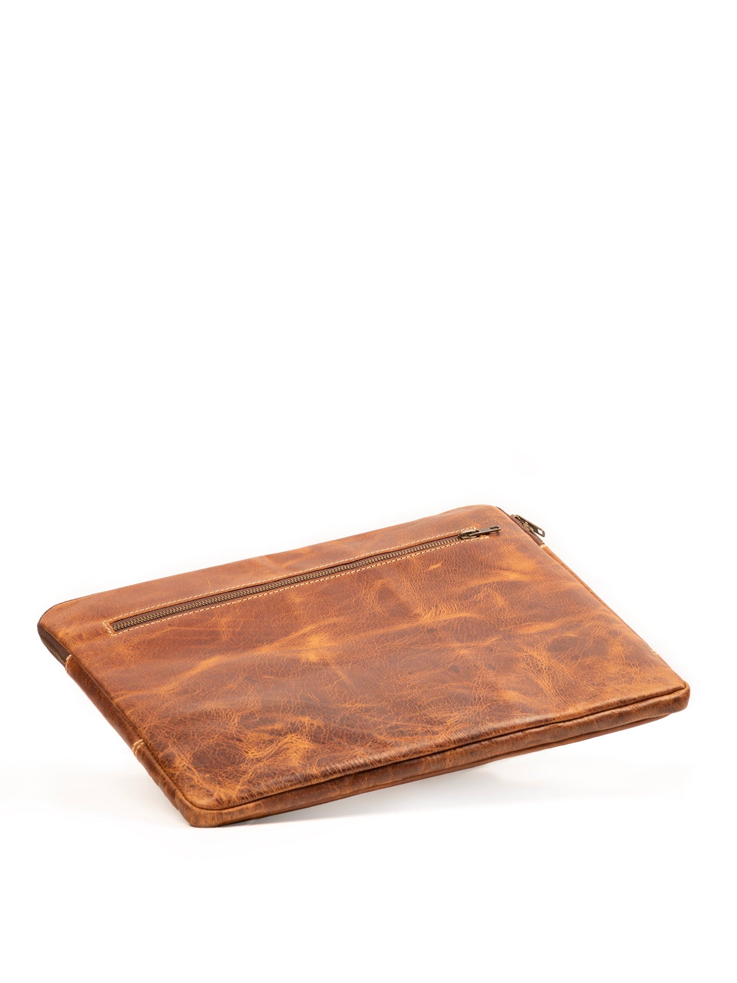 Tan Laptop Sleeve - Classy Leather Bags - Flyclothing LLC