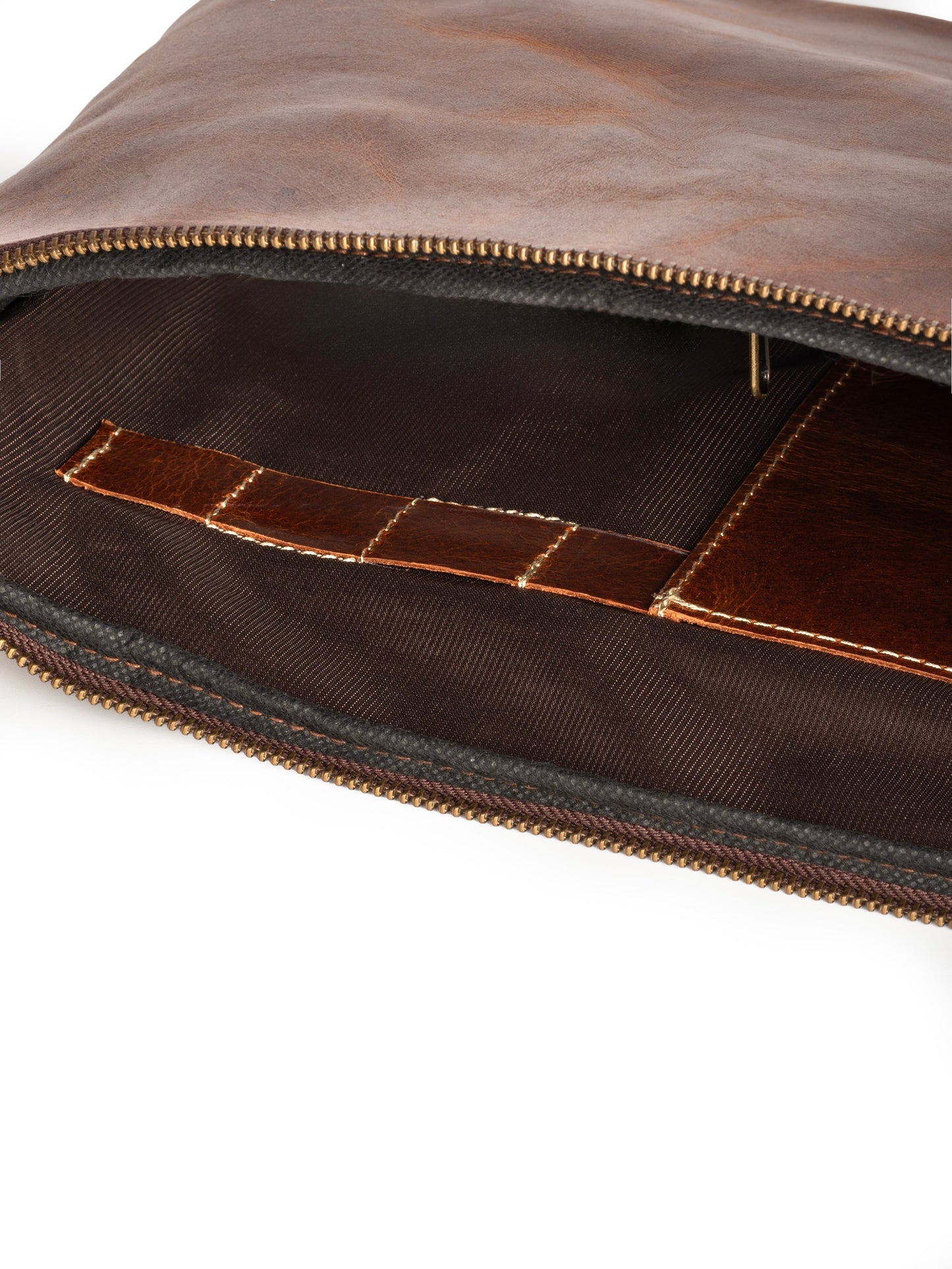 Tan Laptop Sleeve - Classy Leather Bags - Flyclothing LLC