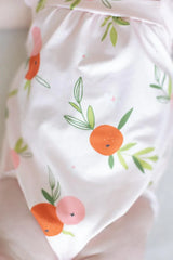 Tangerine Ruffle Cross Back Romper - Mila & Rose ® - Flyclothing LLC