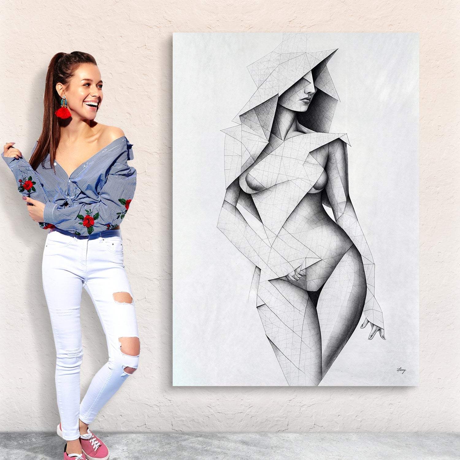 Canvas Print: "Tangible Point" - Tailored Canvases - Flyclothing LLC