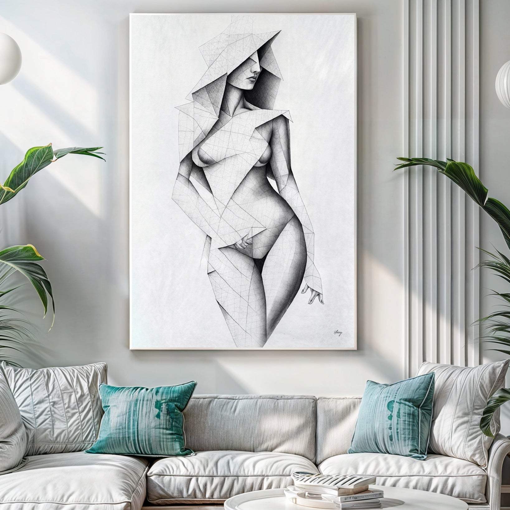 Canvas Print: "Tangible Point" - Tailored Canvases - Flyclothing LLC