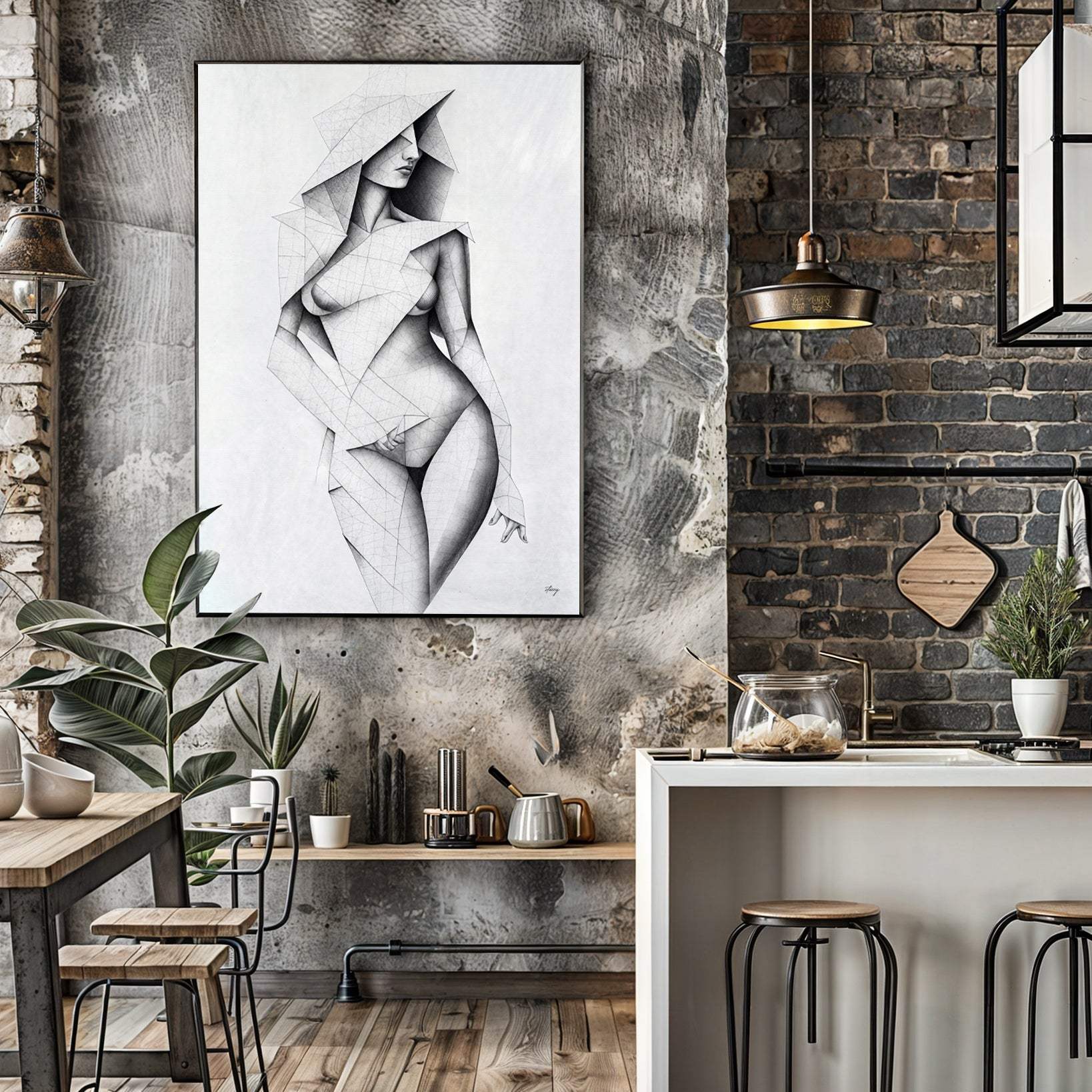 Canvas Print: "Tangible Point" - Tailored Canvases - Flyclothing LLC