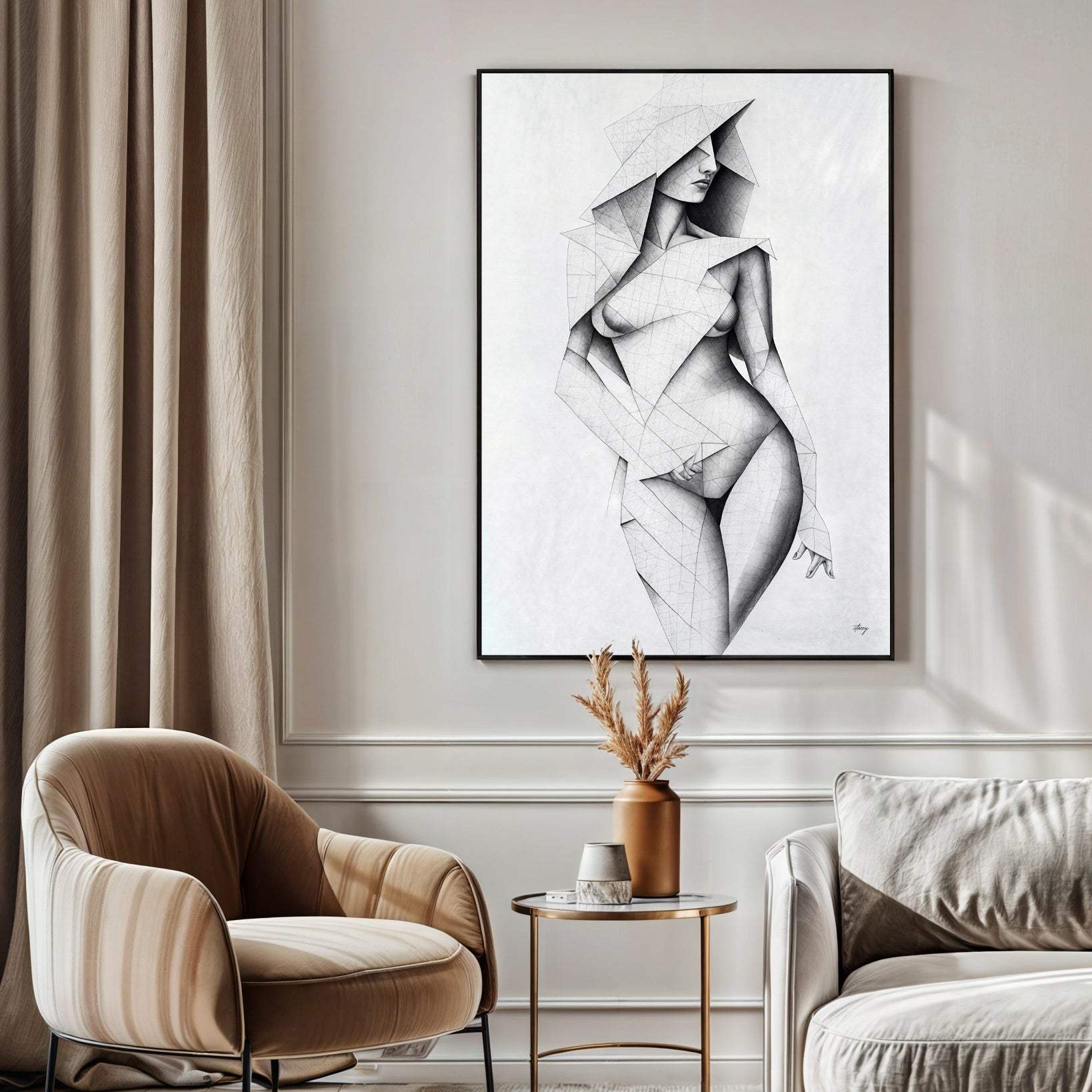 Canvas Print: "Tangible Point" - Tailored Canvases - Flyclothing LLC
