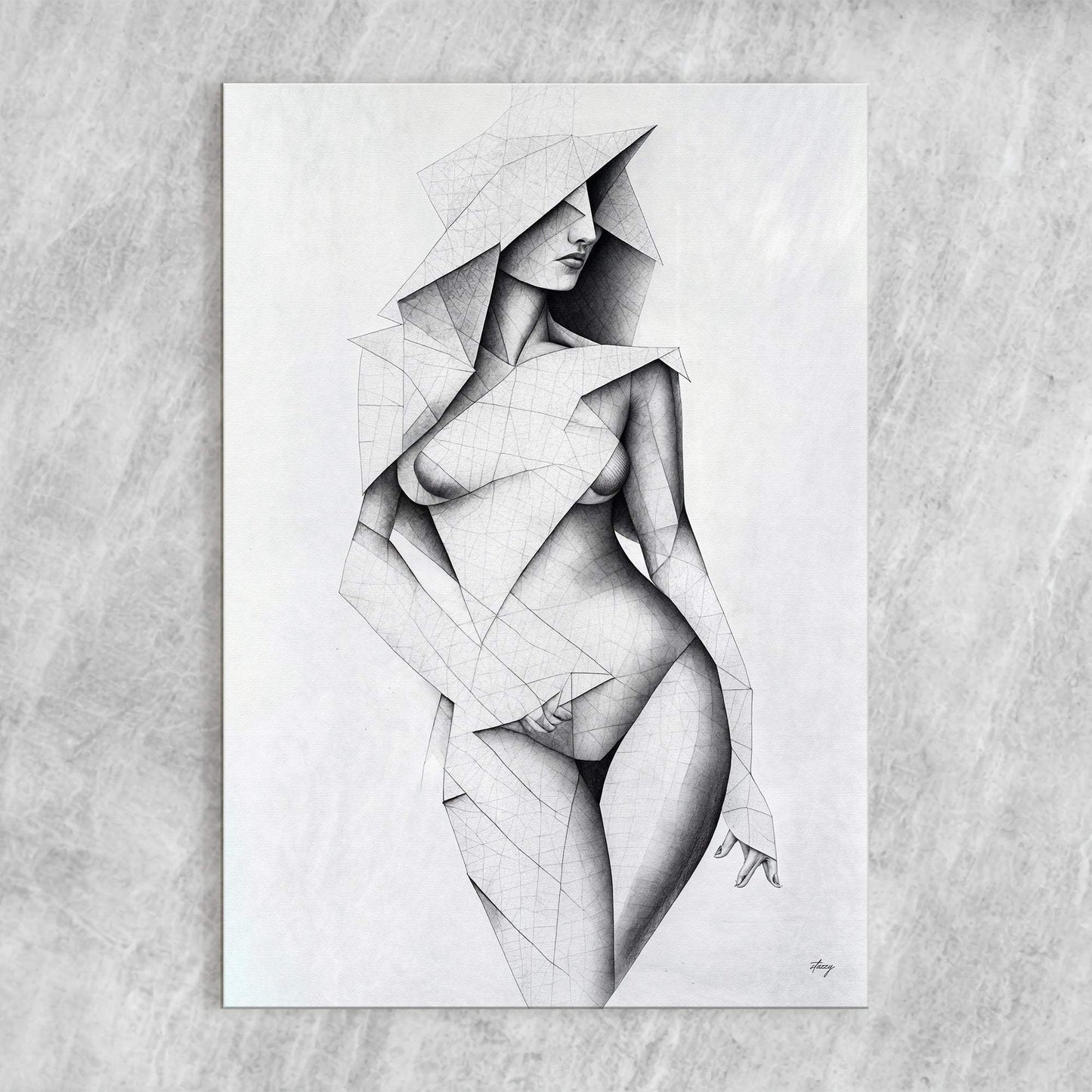 Canvas Print: "Tangible Point" - Tailored Canvases - Flyclothing LLC