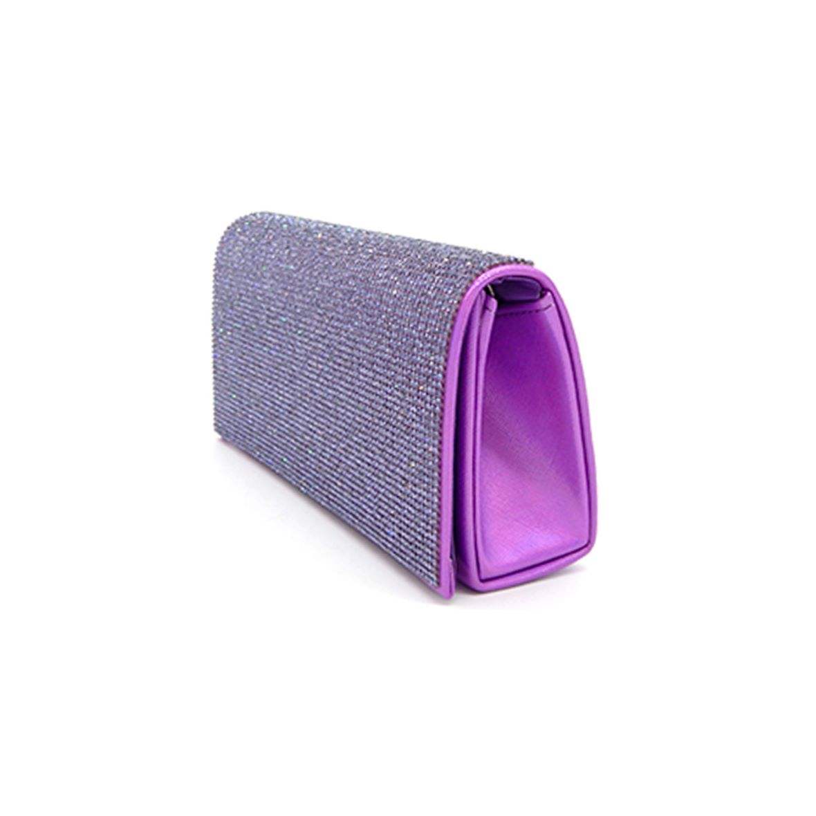 Bling Solid Evening Clutch Crossbody Bag - Madeline Love - Flyclothing LLC