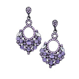Marquise Crystal Chandelier Statement Evening Earrings - Madeline Love - Flyclothing LLC