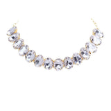Oval Stone Evening Necklace - Madeline Love - Flyclothing LLC