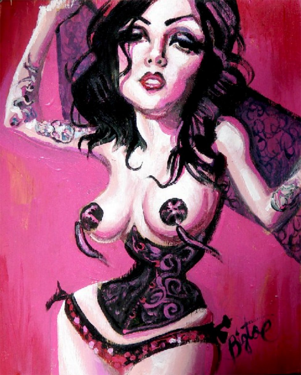 Black Market Art Company Tassel Twister Print