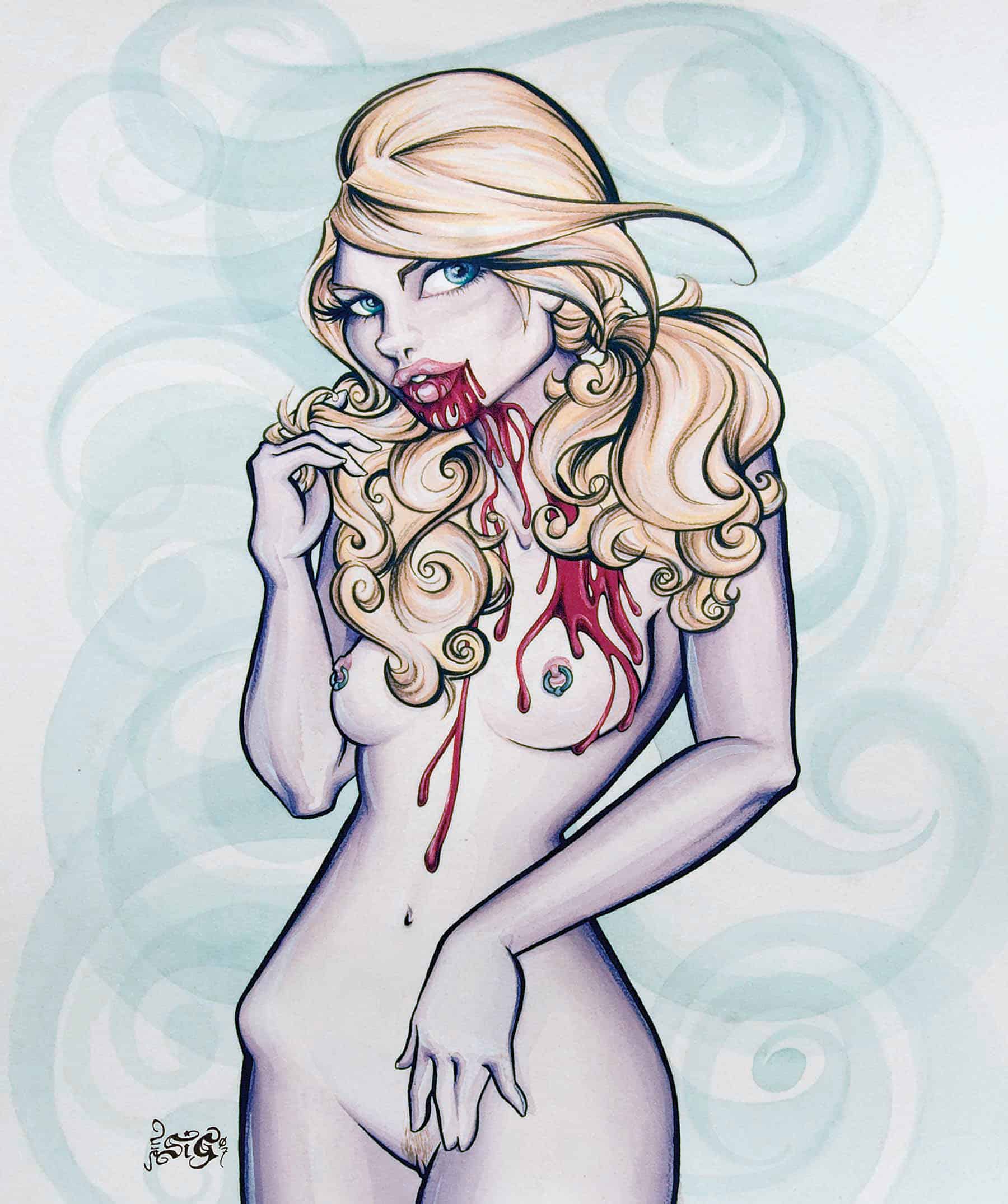 Black Market Art Company Taste No Evil Print - Black Market Art Company - Flyclothing LLC