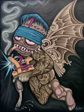 Black Market Art Company Tattoo Cherub Print