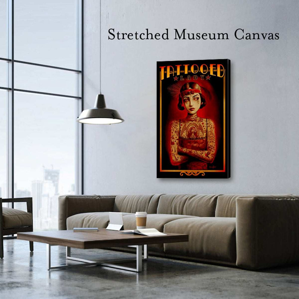 Black Market Art Company Tattooed Lady Print - Black Market Art Company - Flyclothing LLC
