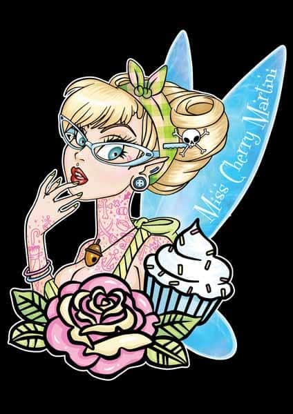 Black Market Art Company Tattooed Tink Print
