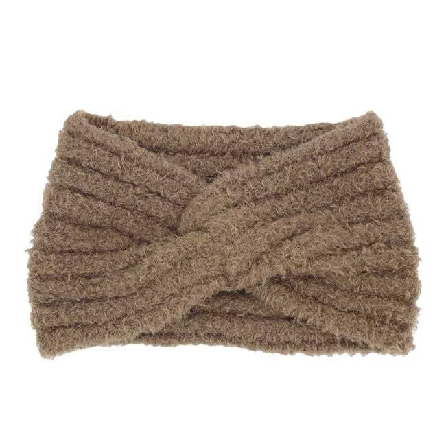 Fuzzy Twisted Headband Earwarmer Earmuff - Madeline Love - Flyclothing LLC