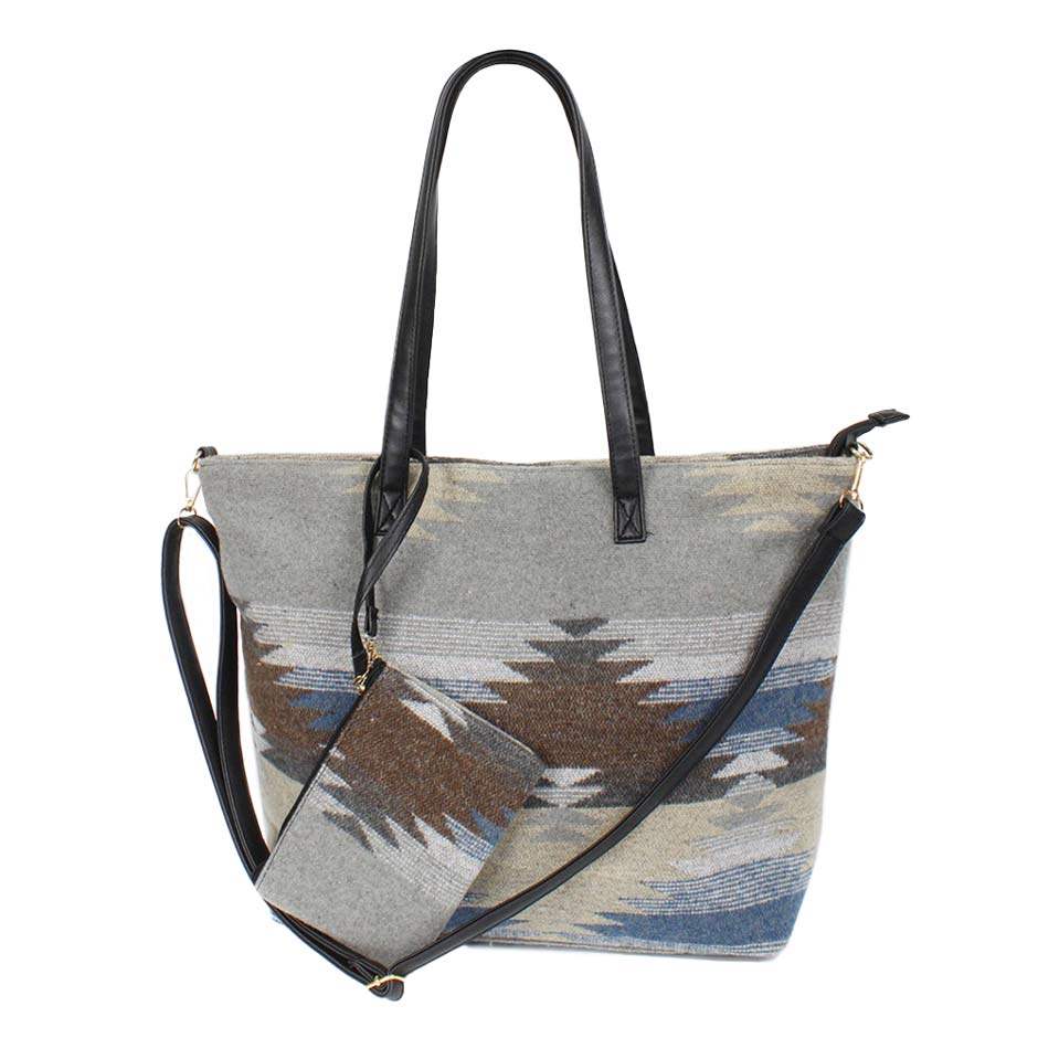 Western Weekend Tote Bag With Pouch - Madeline Love - Flyclothing LLC