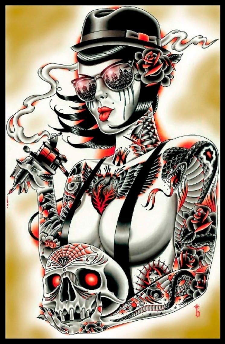 Black Market Art Company Tears Print
