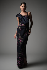 Piper Bow Detail Gown - JS Collections - Flyclothing LLC