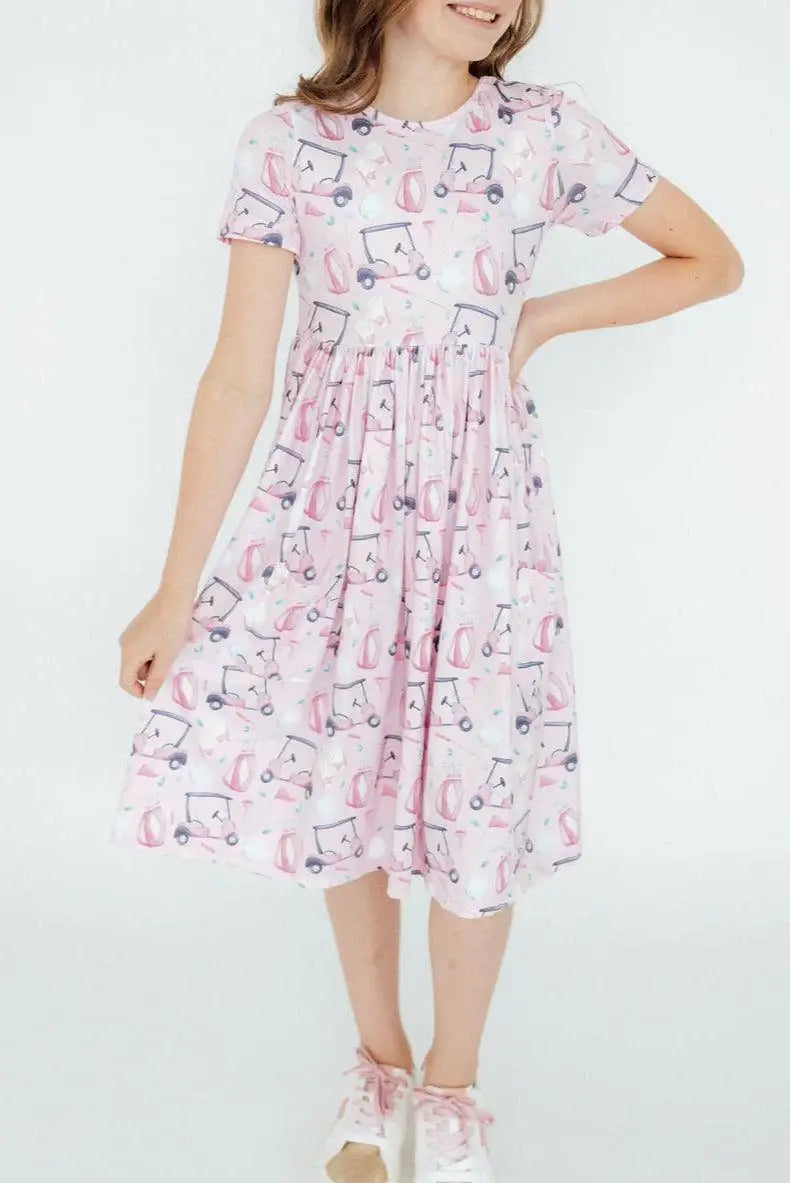 Tee Time S/S Pocket Twirl Dress - Mila & Rose ® - Flyclothing LLC
