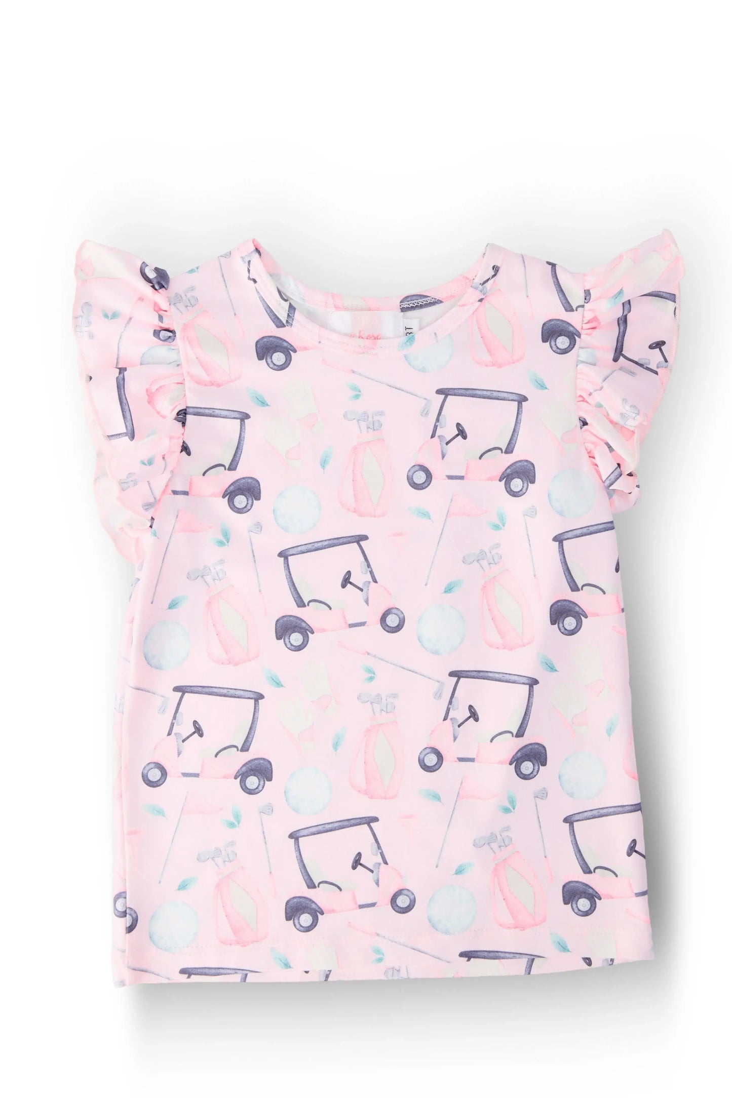 Tee Time S/S Ruffle Tee - Mila & Rose ® - Flyclothing LLC