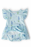Texas Bluebonnets S/S Flutter Twirl Bodysuit