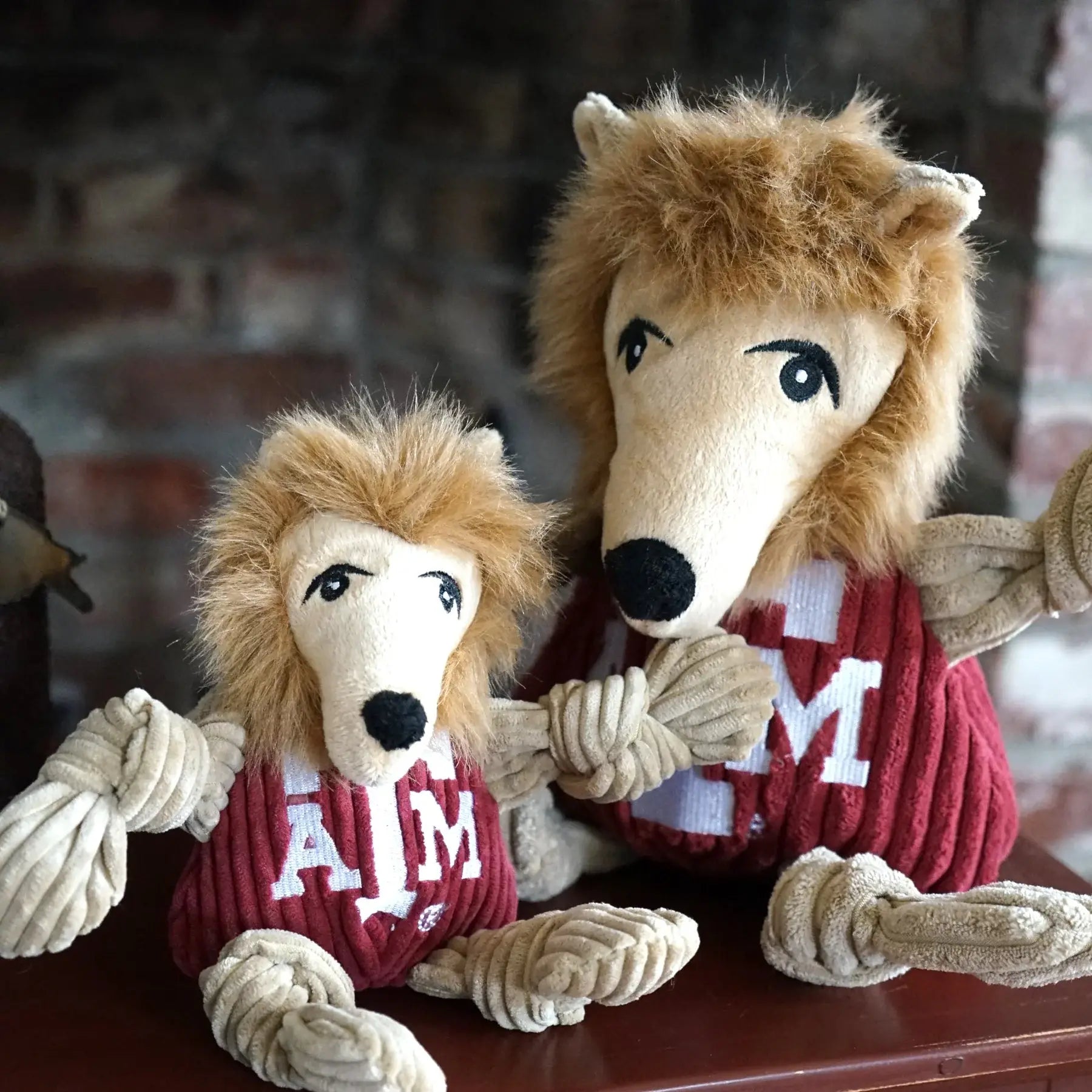 NCAA Texas A&M University, Reveille Knottie® Plush Dog Toy - HuggleHounds - Flyclothing LLC