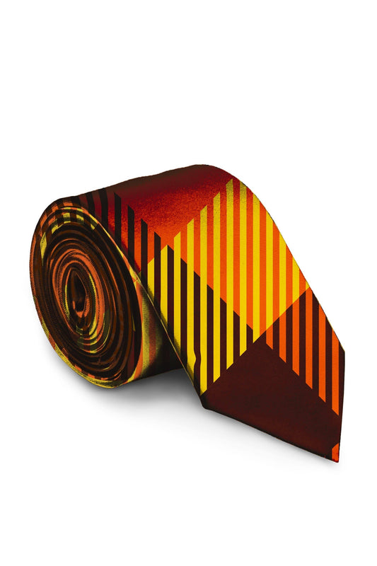 That 70's Tie | Thanksgiving Plaid Tie - Shinesty