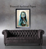 Black Market Art Company The Blue Bride Print