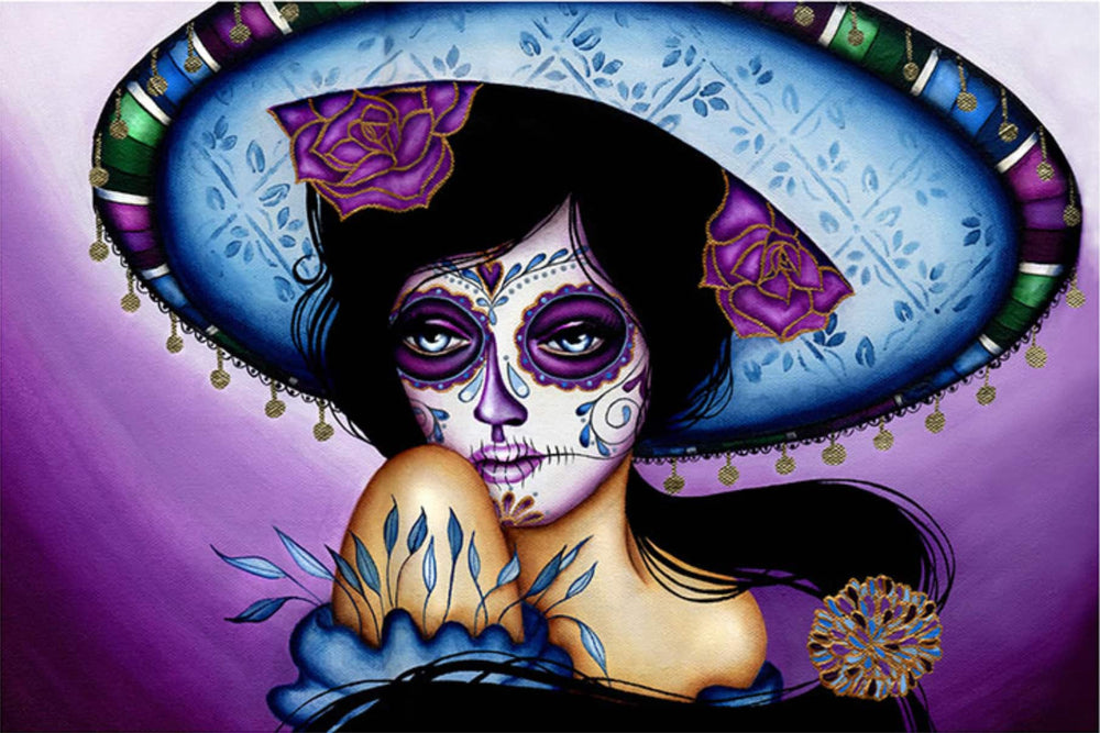Black Market Art Company The Blue Sombrero Print