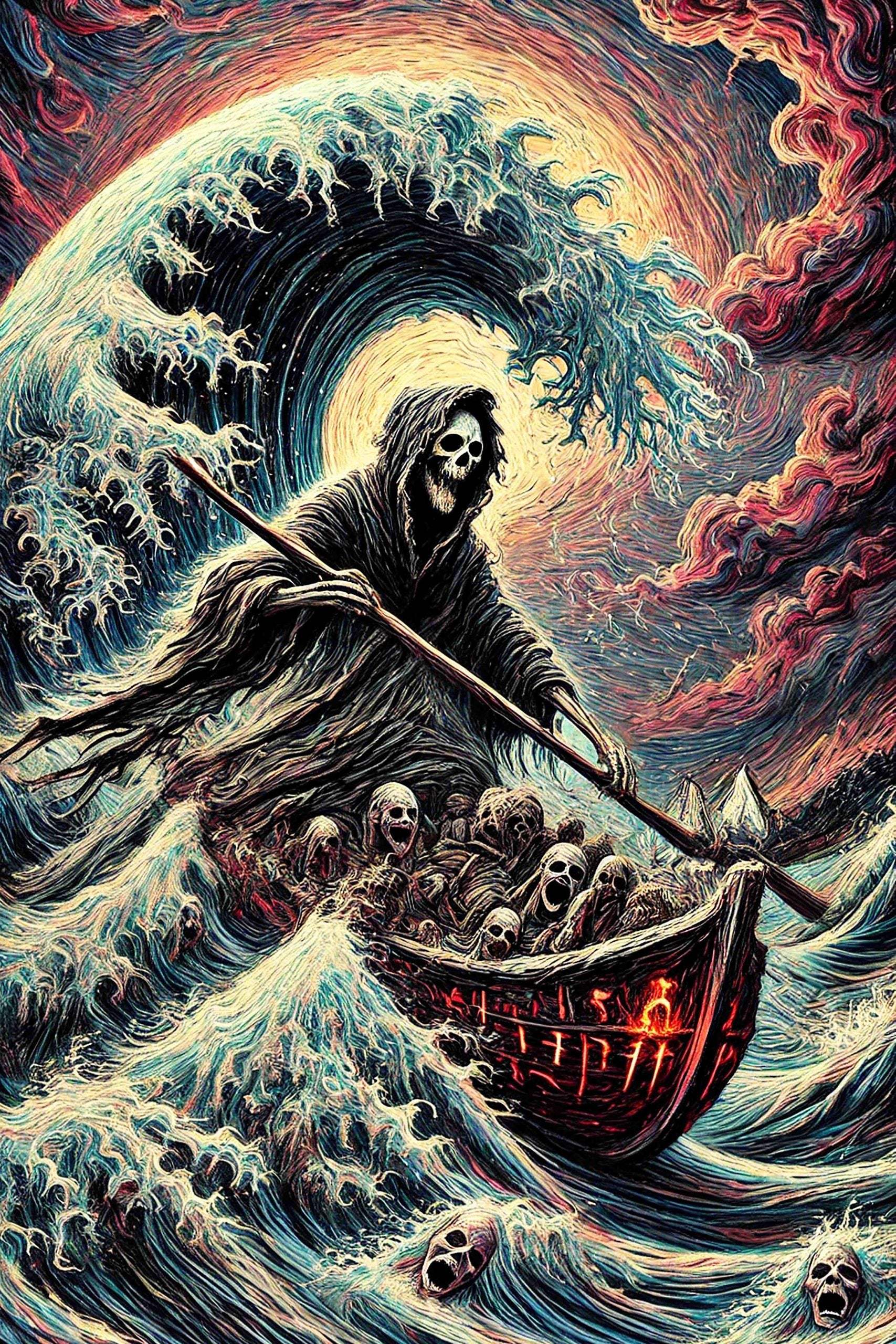 Black Market Art Company THE BOATMAN & Fantasy Art Prints Print - Black Market Art Company - Flyclothing LLC