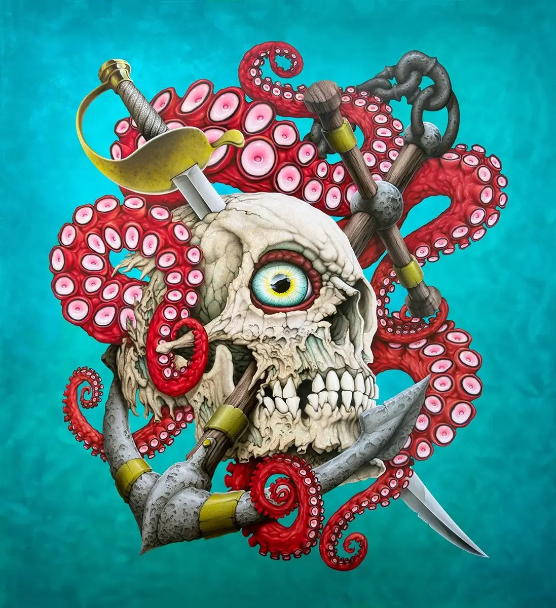 Black Market Art Company The Deep Print - Black Market Art Company - Flyclothing LLC