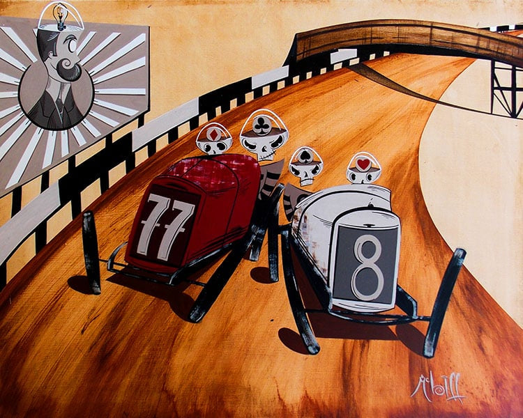 Black Market Art Company The Four Suits Print