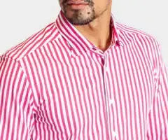 The Go Big Stripe Long Sleeve Tech Shirt - Sunset Stripe - Buki - Flyclothing LLC