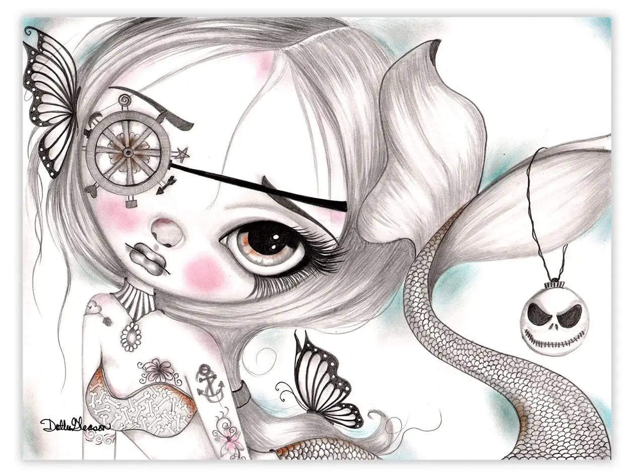 Black Market Art Company The Mermaid Print - Black Market Art Company - Flyclothing LLC