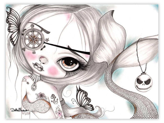 Black Market Art Company The Mermaid Print - Black Market Art Company - Flyclothing LLC